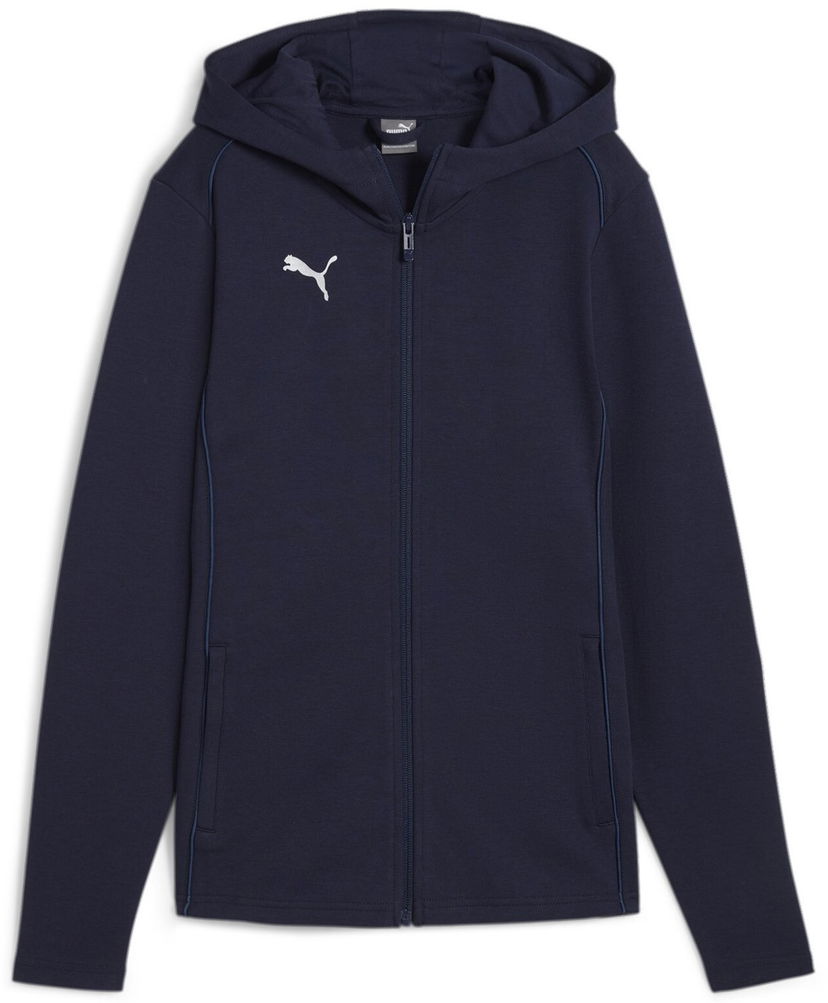 Sweatshirt Puma teamFINAL Casuals Hooded Jkt Wmn Svart | 658531-06