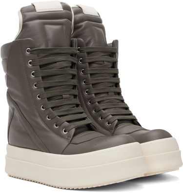 Sneakers och skor Rick Owens Rick Owens Hollywood Mega Geobasket Grön | RR01E5855 LCO, 3