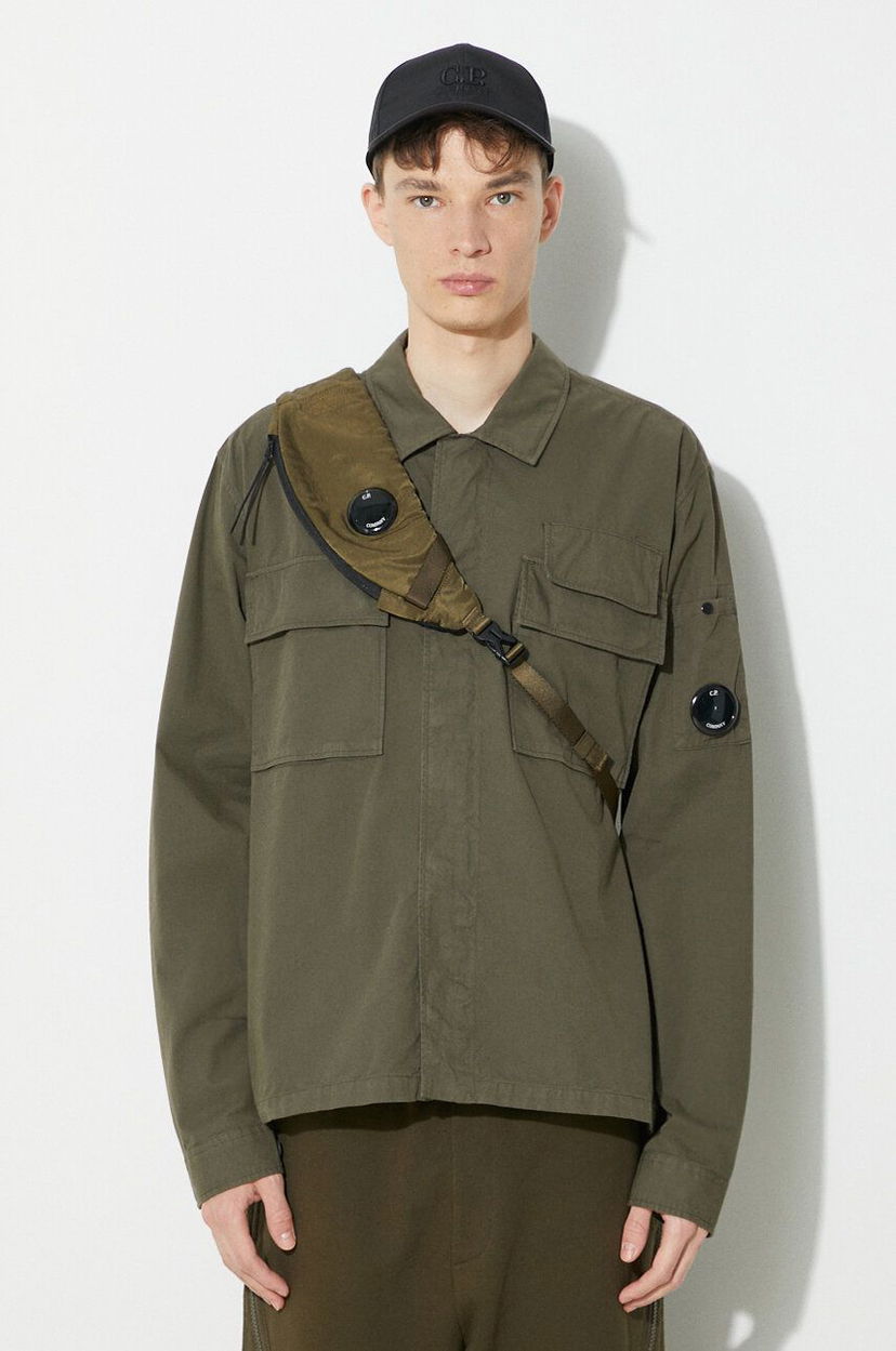 Skjorta C.P. Company Shirt Regular Grön | 16CMSH121A002824G