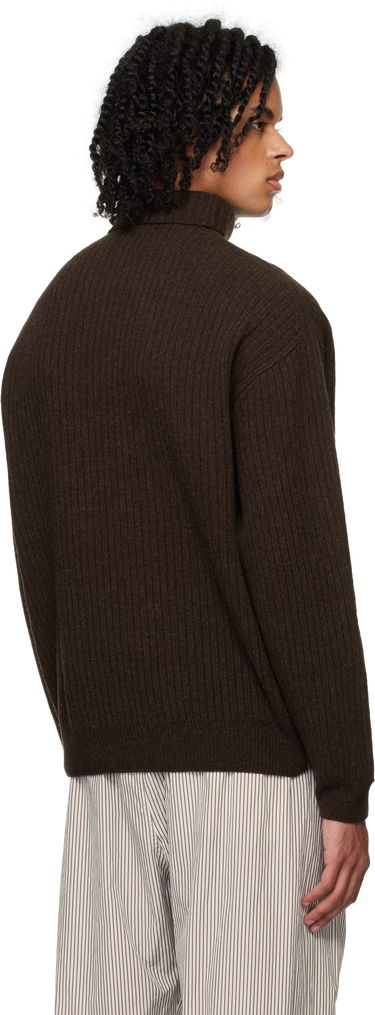 Sweater LEMAIRE Lemaire Felted Turtleneck Sweater Brun | TO1264 LK1027, 2