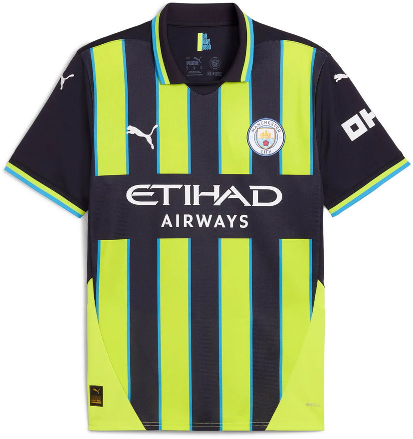 Skjorta Puma Manchester City 2024/25 Away Jersey Blå | 775086-02