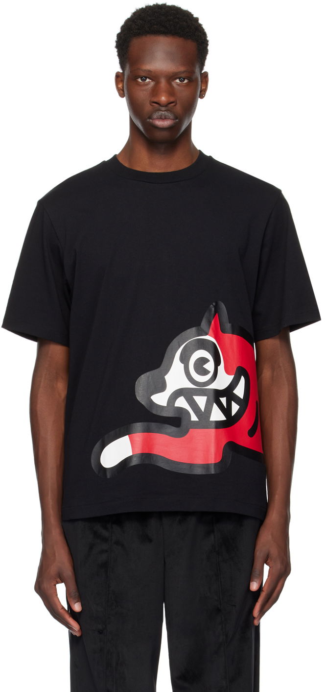 T-shirt BBC IceCream ICECREAM Jumbo Running Dog Graphic T-Shirt Svart | IC24235