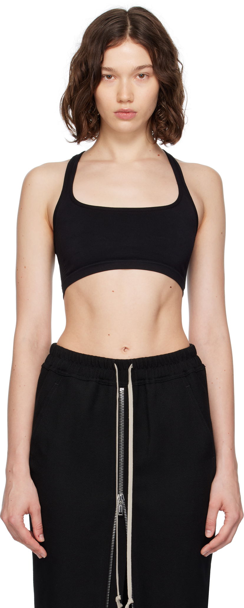 Behå Rick Owens Rick Owens Concordians Unhorny Sports Bra Svart | RP02E4699 KSP