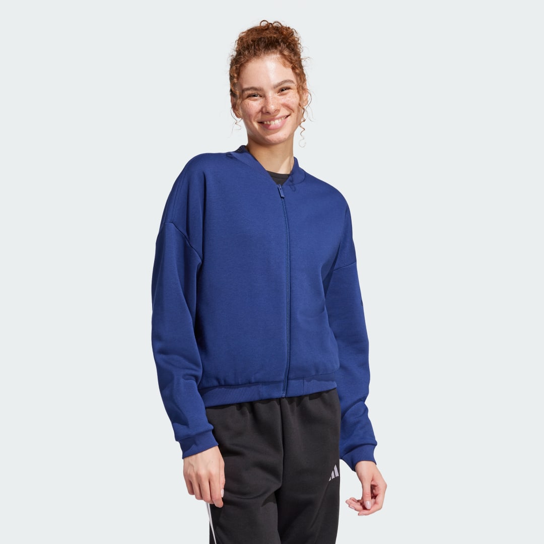 Bomberjacka adidas Performance Essentials Logo Bomber Jacket Blå | JD9968, 0