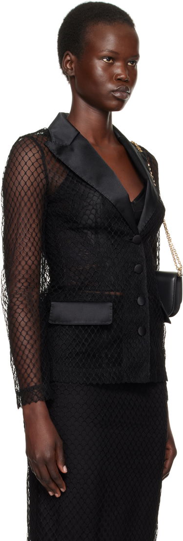 Handväska Dolce & Gabbana 'Dolce' Mesh Tuxedo Jacket Svart | F27BUT HLM83, 1