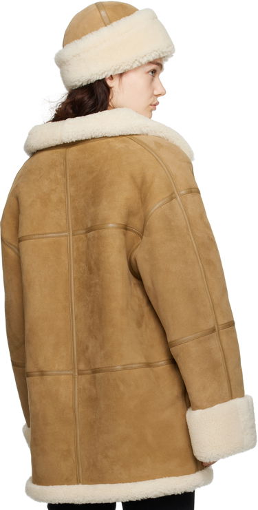 Pufferjacka TOTEME TOTEME Signature Shearling Jacket Brun | 251-WRO876-LE0107, 2