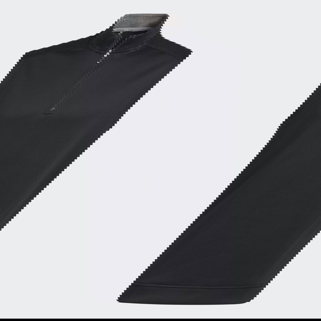 Väst adidas Originals Club Quarter-Zip Vest Svart | GH7080, 0