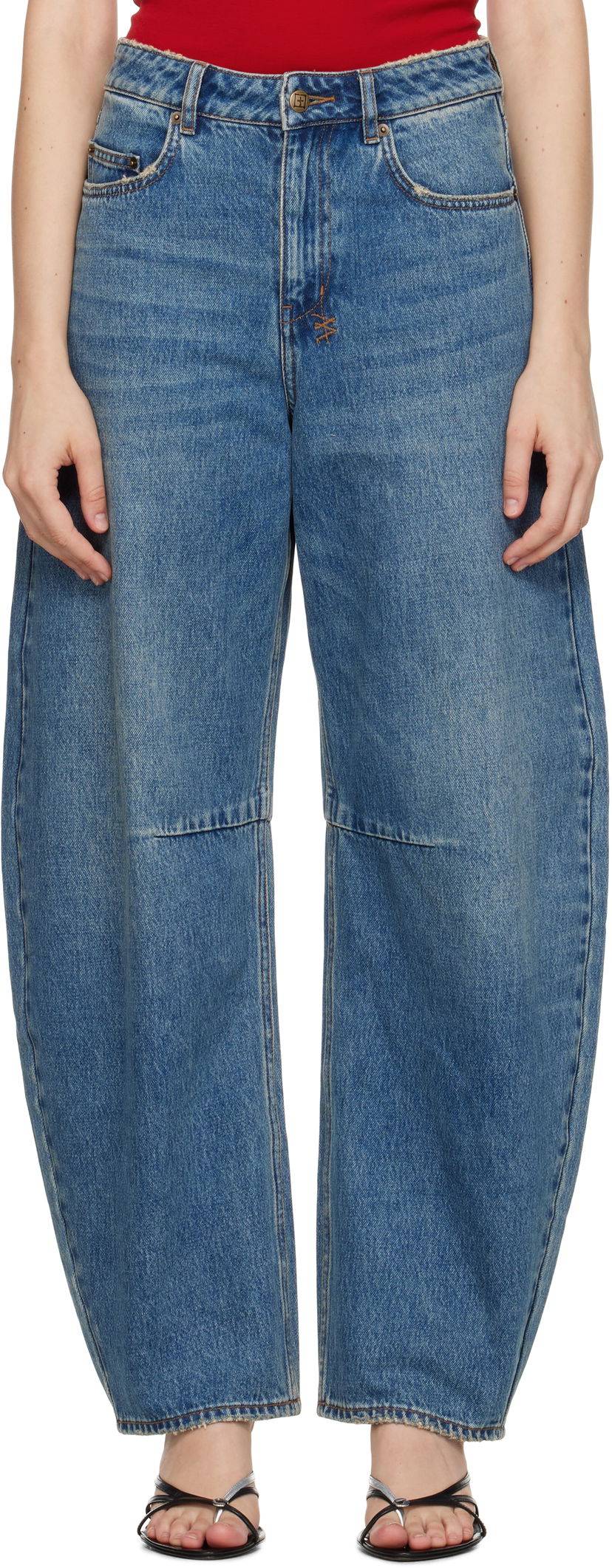 Jeans Ksubi Barrel Jeans Blå | WPF25DJ027