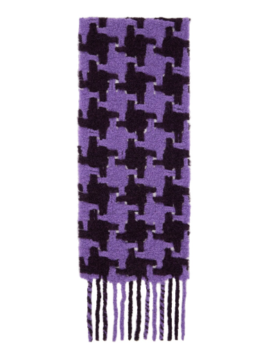 Halsduk Acne Studios Houndstooth Scarf Purpur | CA0153-