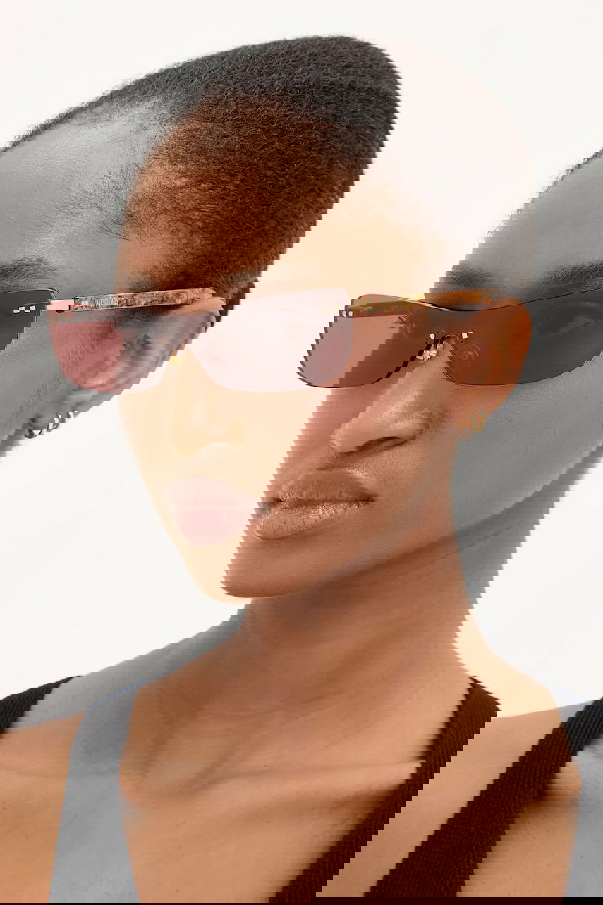 Solglasögon Jacquemus Jacquemus MIRADA Sunglasses Brun | JAC69C2SUN, 0