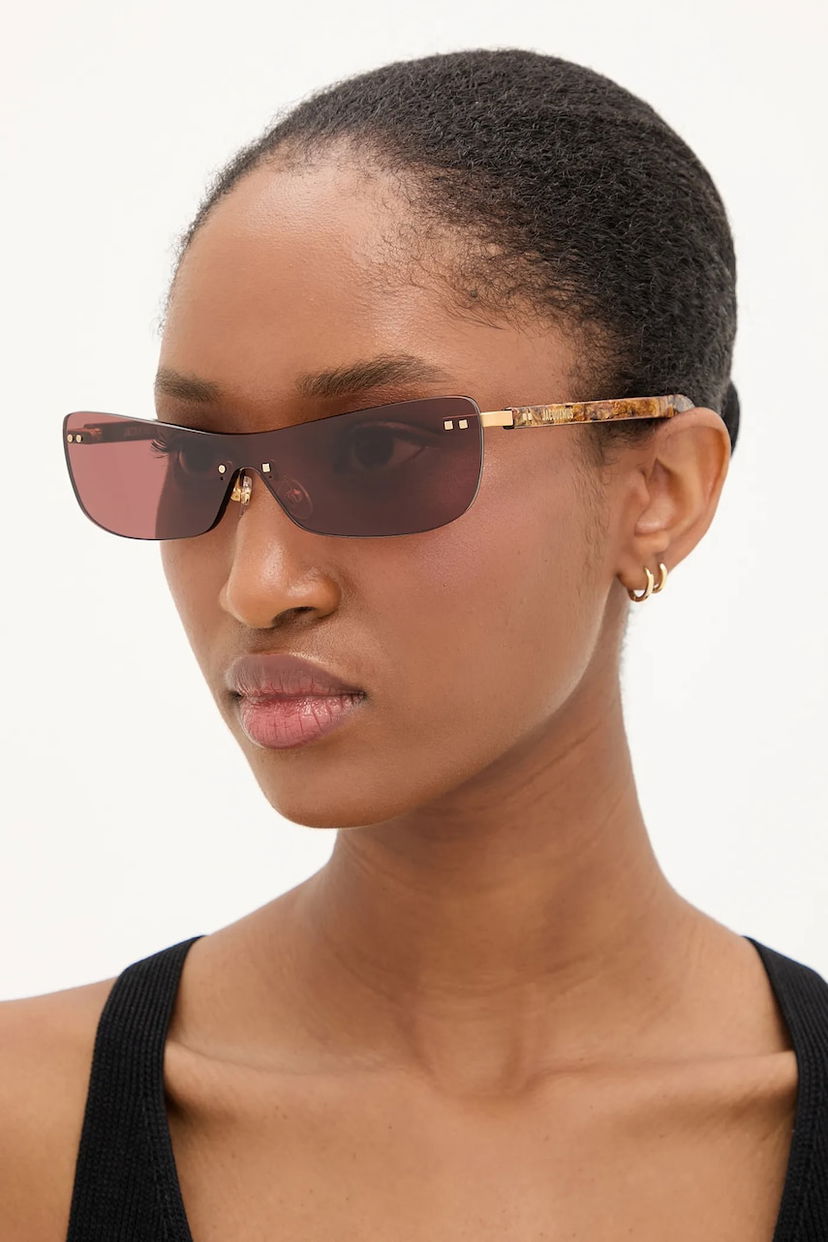 Solglasögon Jacquemus Jacquemus MIRADA Sunglasses Brun | JAC69C2SUN