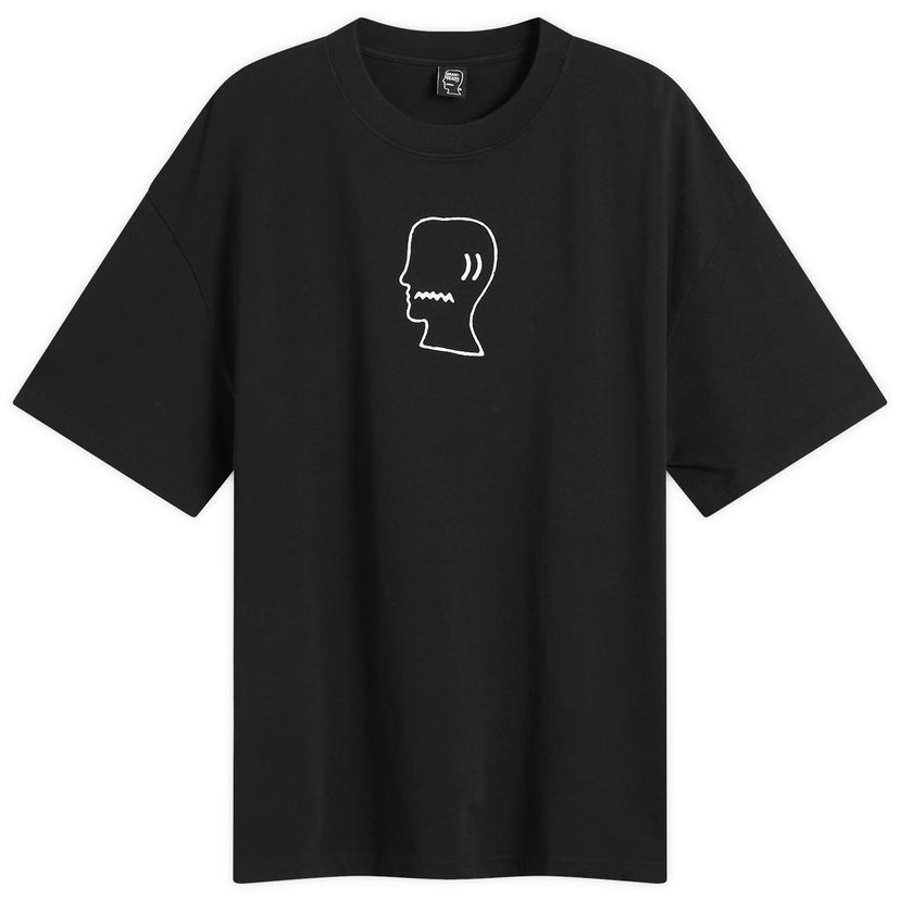 T-shirt Brain Dead Brain Dead Logo Head T-Shirt, Size Large Svart | BDF24T000045-BLK