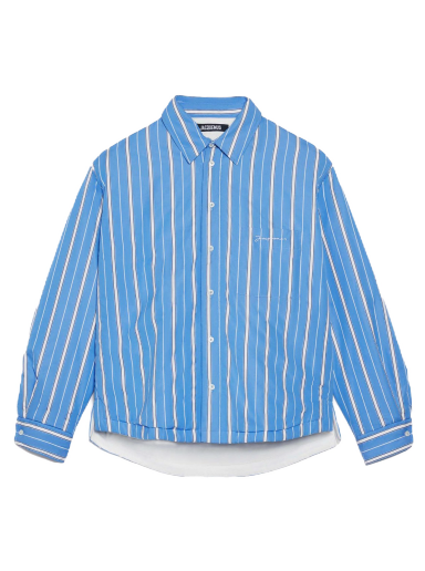 Skjorta Jacquemus La Chemise Boulanger Turkos | 236SH105-1453-3BR
