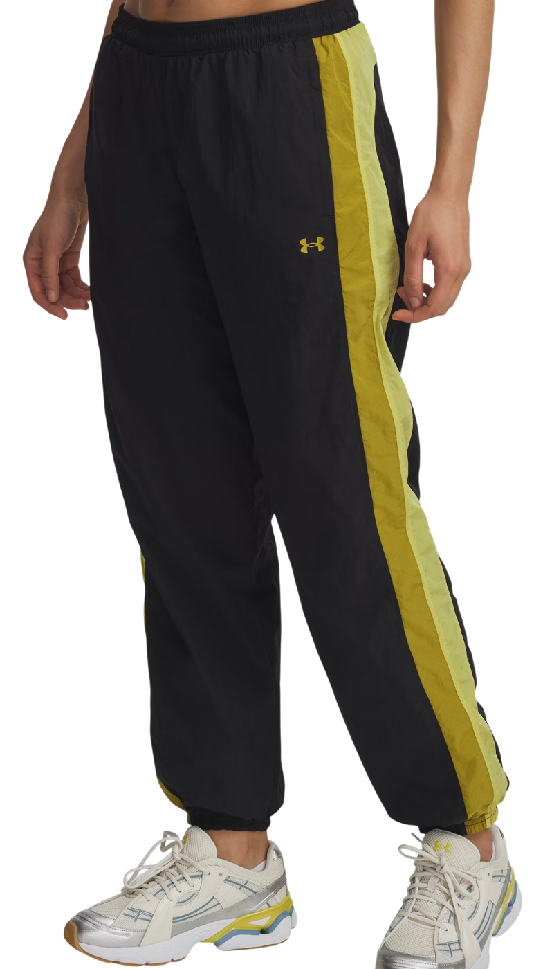 Byxor Under Armour Icon Crinkle Pant Svart | 6007112-001, 0