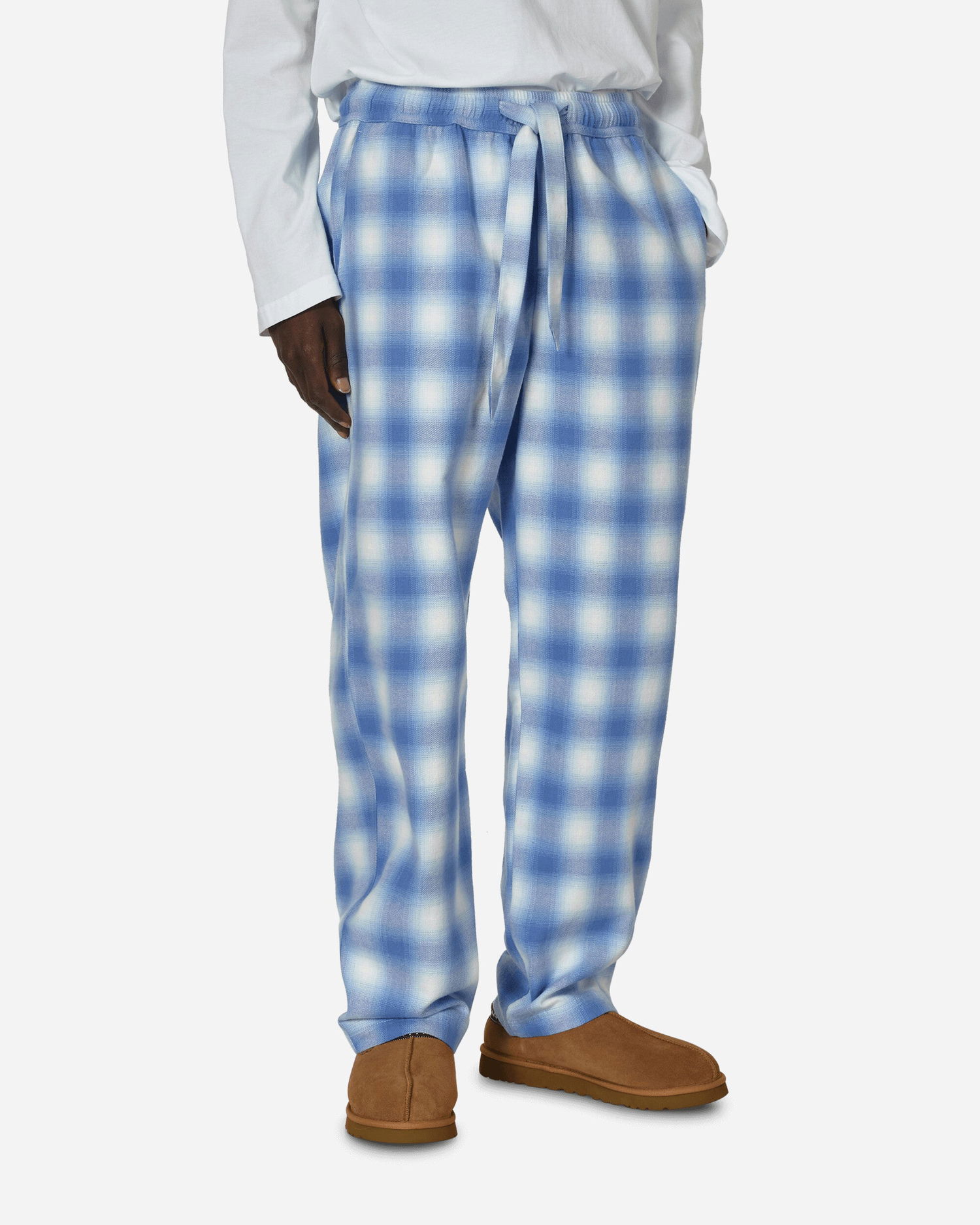 Pyjamas TEKLA Flannel Plaid Pijamas Pants Blå | SWP-LIBLPL LIBLPL, 0