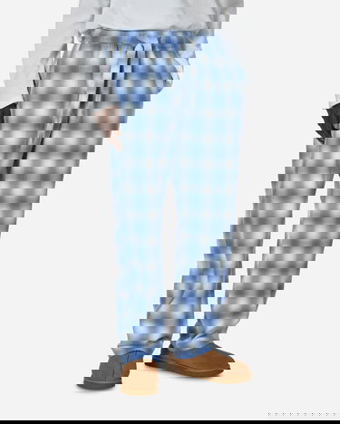 Pyjamas TEKLA Flannel Plaid Pijamas Pants Blå | SWP-LIBLPL LIBLPL, 0