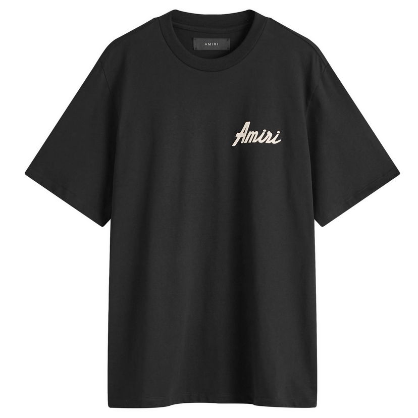 T-shirt AMIRI City Black T-Shirt, Size Large Svart | AMJYTE1146-001