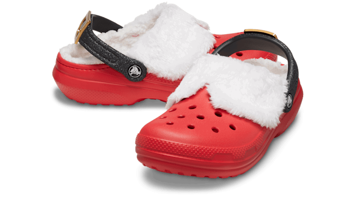 Sneakers och skor Crocs Classic Lined Santa Clogs Röd | 210933-6WE, 1