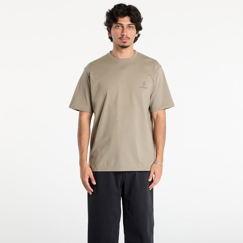 T-shirt GRAMICCI Gramicci One Point Logo T-Shirt Grön | G4SU-T096 KHAKI