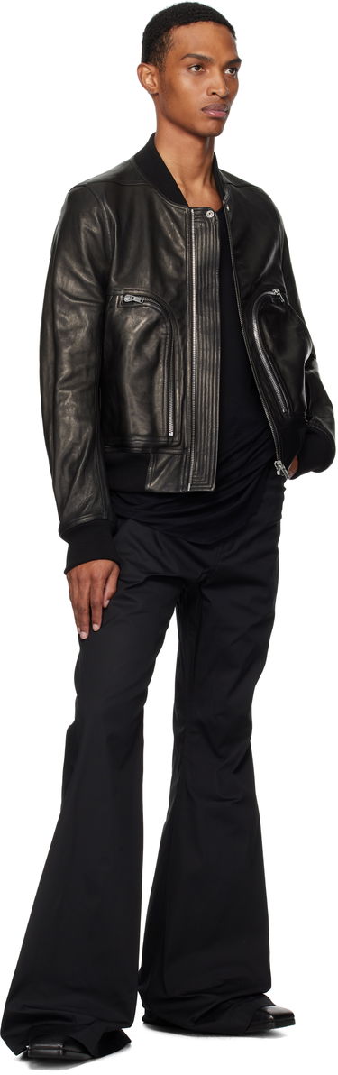 Byxor Rick Owens Rick Owens Concordians Bolan Bootcut Trousers Svart | RU02E1335 TE, 3