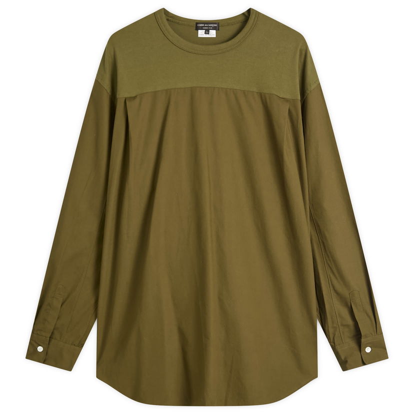 T-shirt Comme des Garçons Homme Plus Long Sleeve T-Shirt, Size Large Grön | PP-B020-W25-3