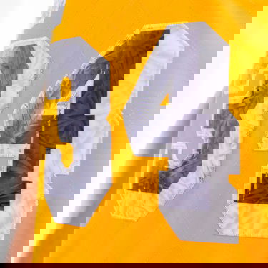 Jersey Mitchell & Ness 75th Anniversary Swingman Jersey Shaquille O'Neil Los Angeles Lakers Gul | SMJY1202-LAL96SONLTGD, 5