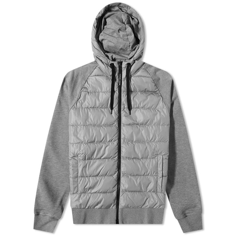 Pufferjacka Canada Goose Canada Goose Hybridge Huron Hoody Grå | 6843M-717