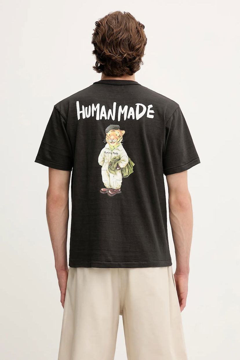 T-shirt Human Made Human Made Knitted Graphic T-Shirt Svart | HM29TE013