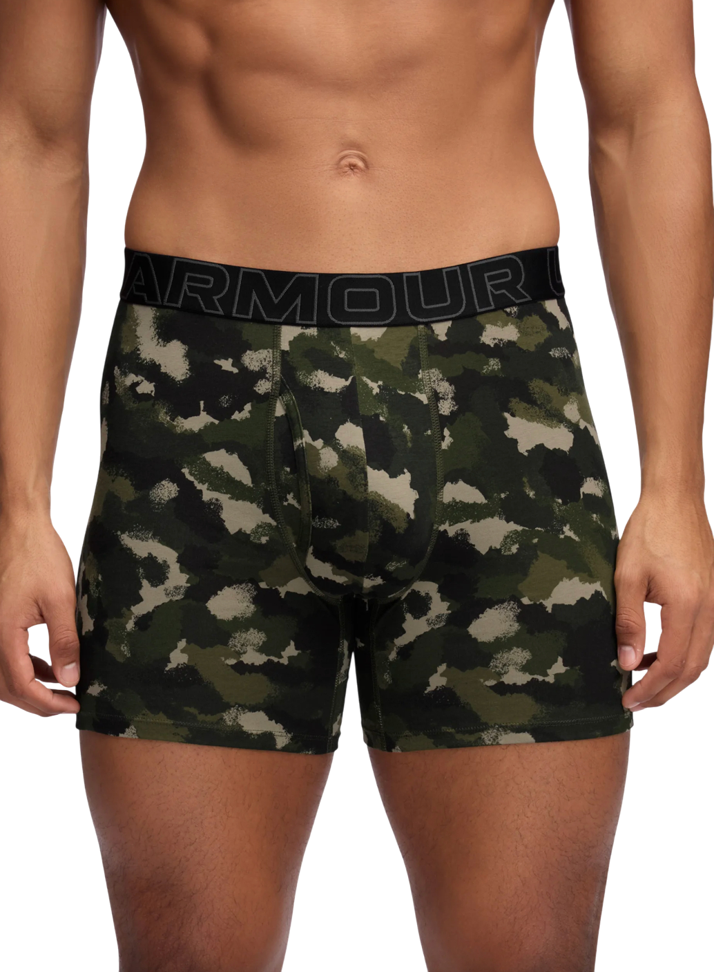 Boxare Under Armour Performance Cotton Printed 6-Inch Boxer Briefs 3-Pack Flerfärgad | 1383890-391, 1