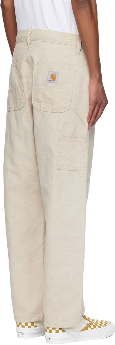 Cargo byxor Carhartt WIP Linen Double Knee Trousers Beige | I033580, 2