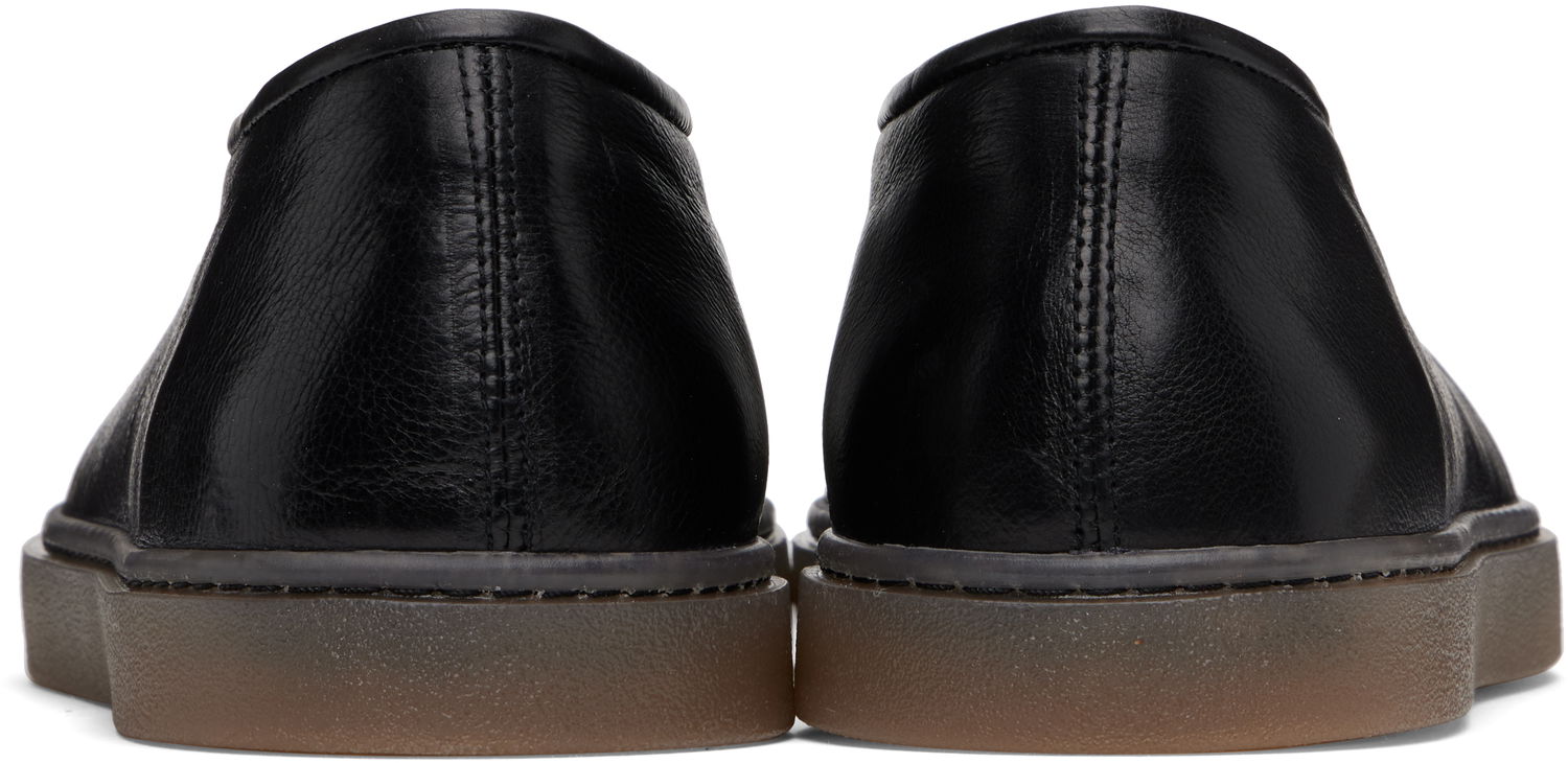 Kläder LEMAIRE Lemaire Linoleum Piped Loafers Svart | FO0098 LL0003, 1