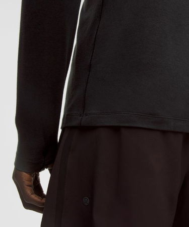 Sweater lululemon Half-Zip Base Layer Wool-Blend Svart | prod20001495, 4