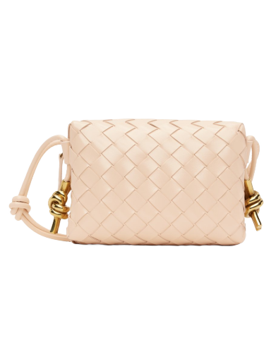 Axelväska Bottega Veneta Mini Loop Camera Bag Beige | 736125 V2GV1