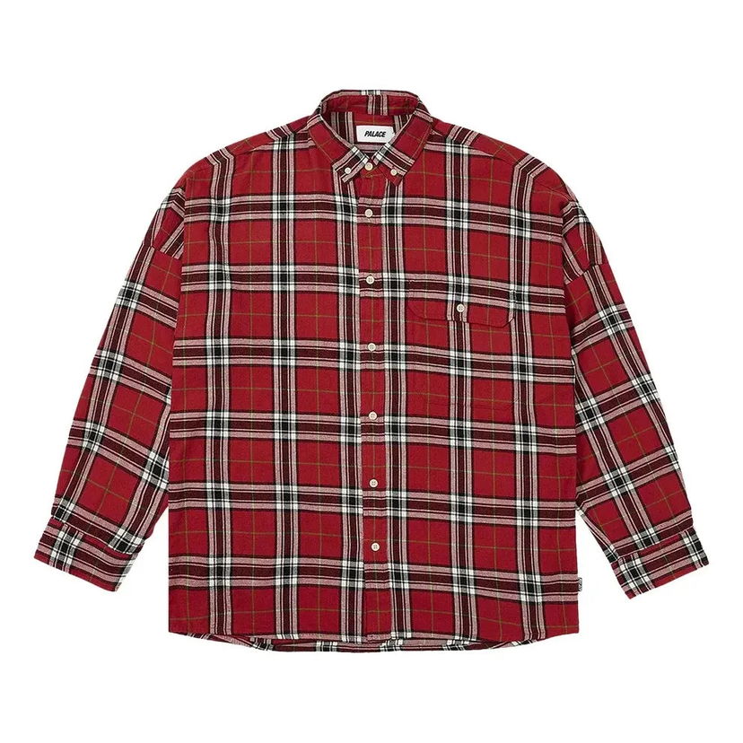 Skjorta Palace Palace Lumber Yak Flannel Shirt Röd | P26SHT018