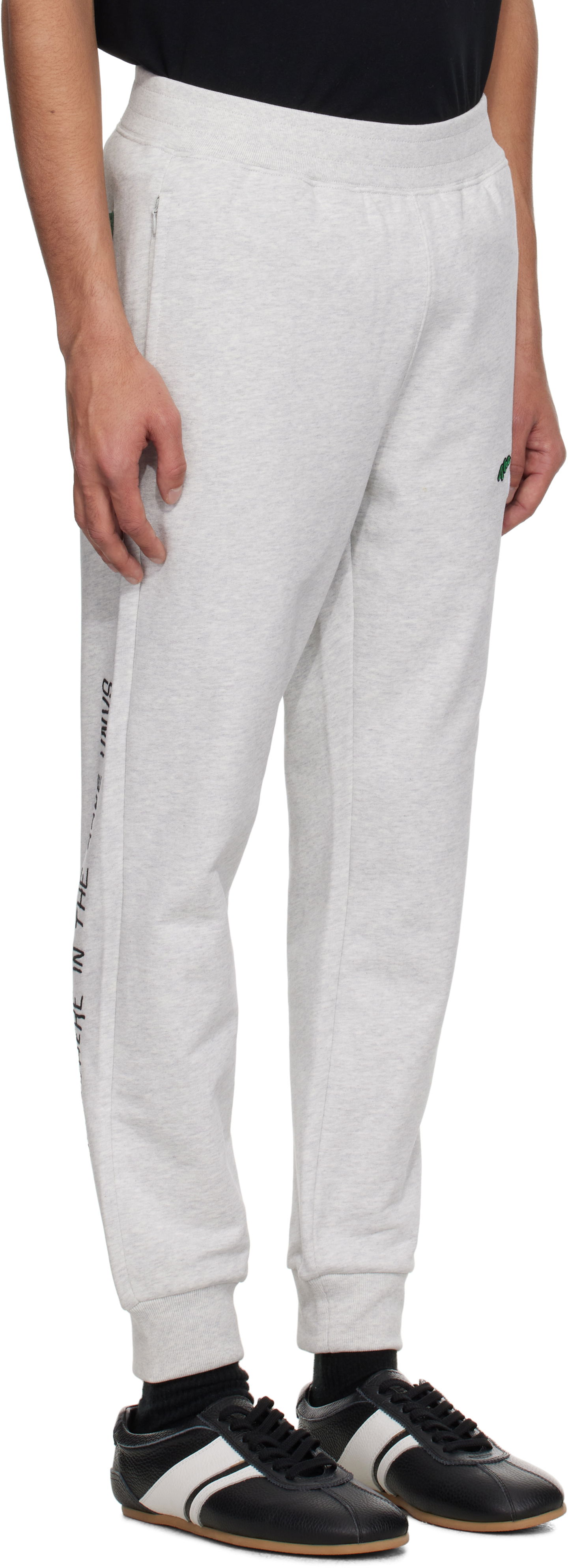 Träningsbyxor AAPE by A Bathing Ape AAPE by A Bathing Ape 'AAPE' Basic Sweatpants Grå | AAPPTMB698XANWH2, 1