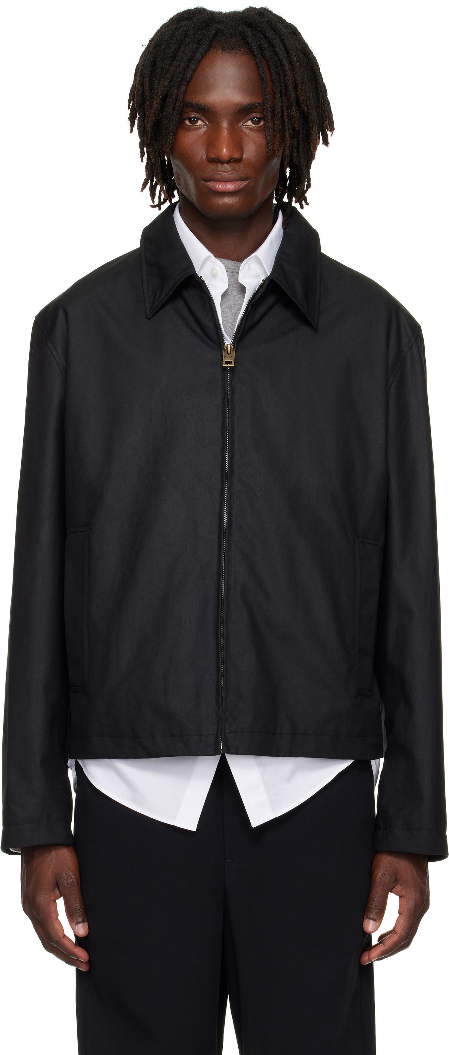 Jacka BOSS Hugo Water-Repellent Jacket Svart | 50544628, 0