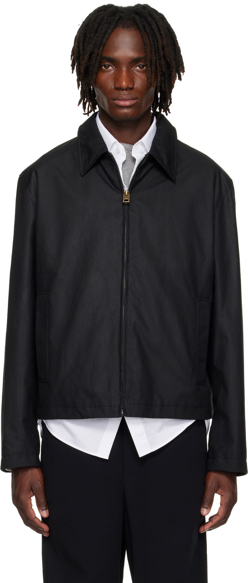 Jacka BOSS Hugo Water-Repellent Jacket Svart | 50544628