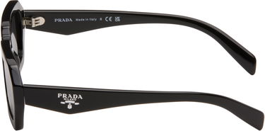 Solglasögon Prada Angular Rectangle Acetate Sunglasses Svart | 0PR A12S 8056597967884, 2