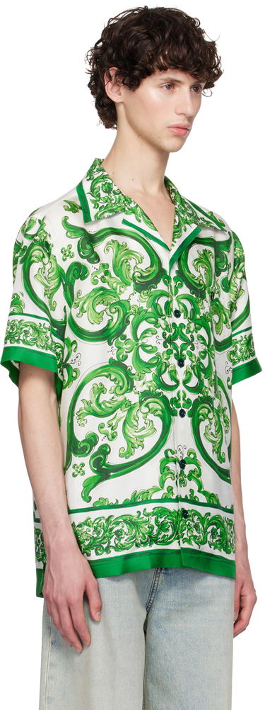 Skjorta Dolce & Gabbana Print Shirt Grön | G5JH9THI1S6, 1