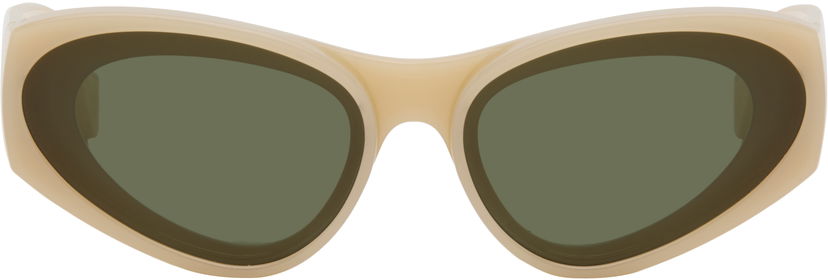 Solglasögon Loewe Loewe Cateye Sunglasses Beige | LW40171UW6225N 192337236129