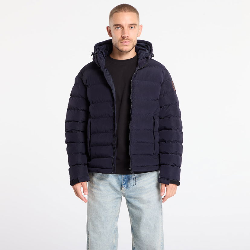 Pufferjacka Napapijri Hooded Puffer Jacket A-Terez Mörkblå | NP0A88TG1761
