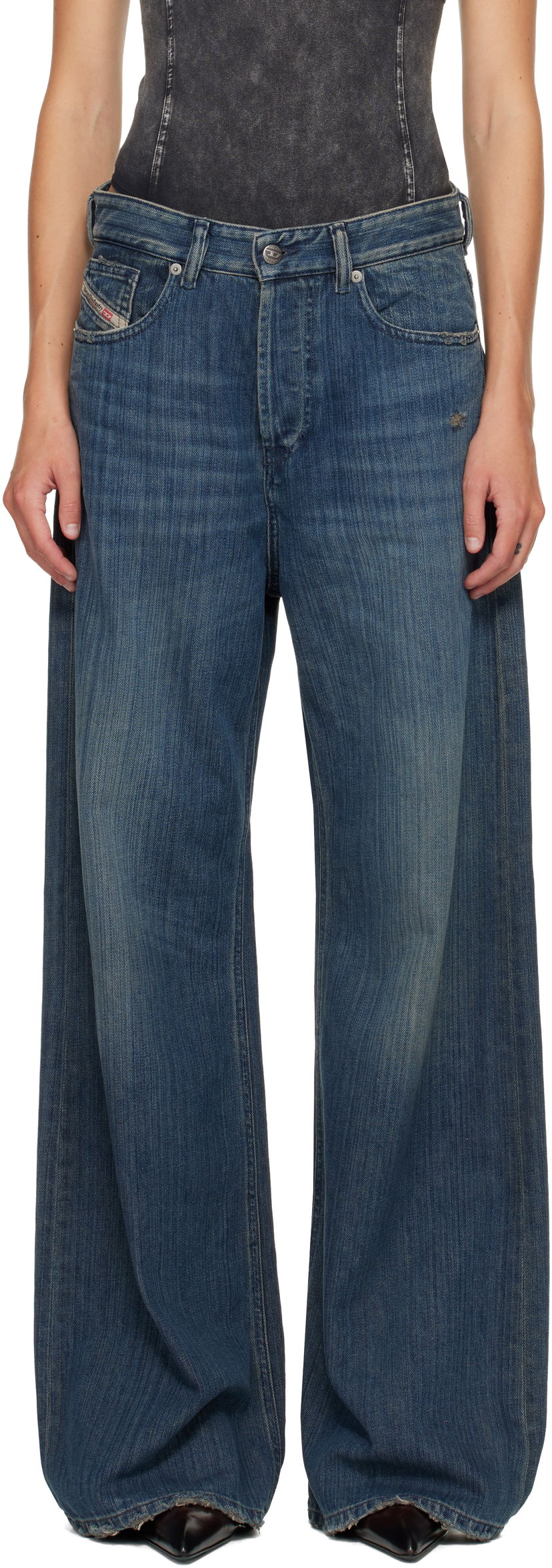 Jeans Diesel Relaxed Wide-leg 1996 D-Sire Jeans Blå | A06925 09M09
