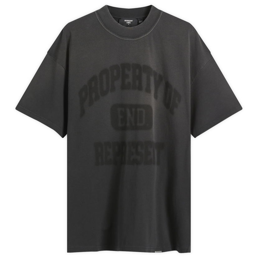 T-shirt Represent Clo Property of Graphic T-Shirt in Black Svart | MLM41503-230