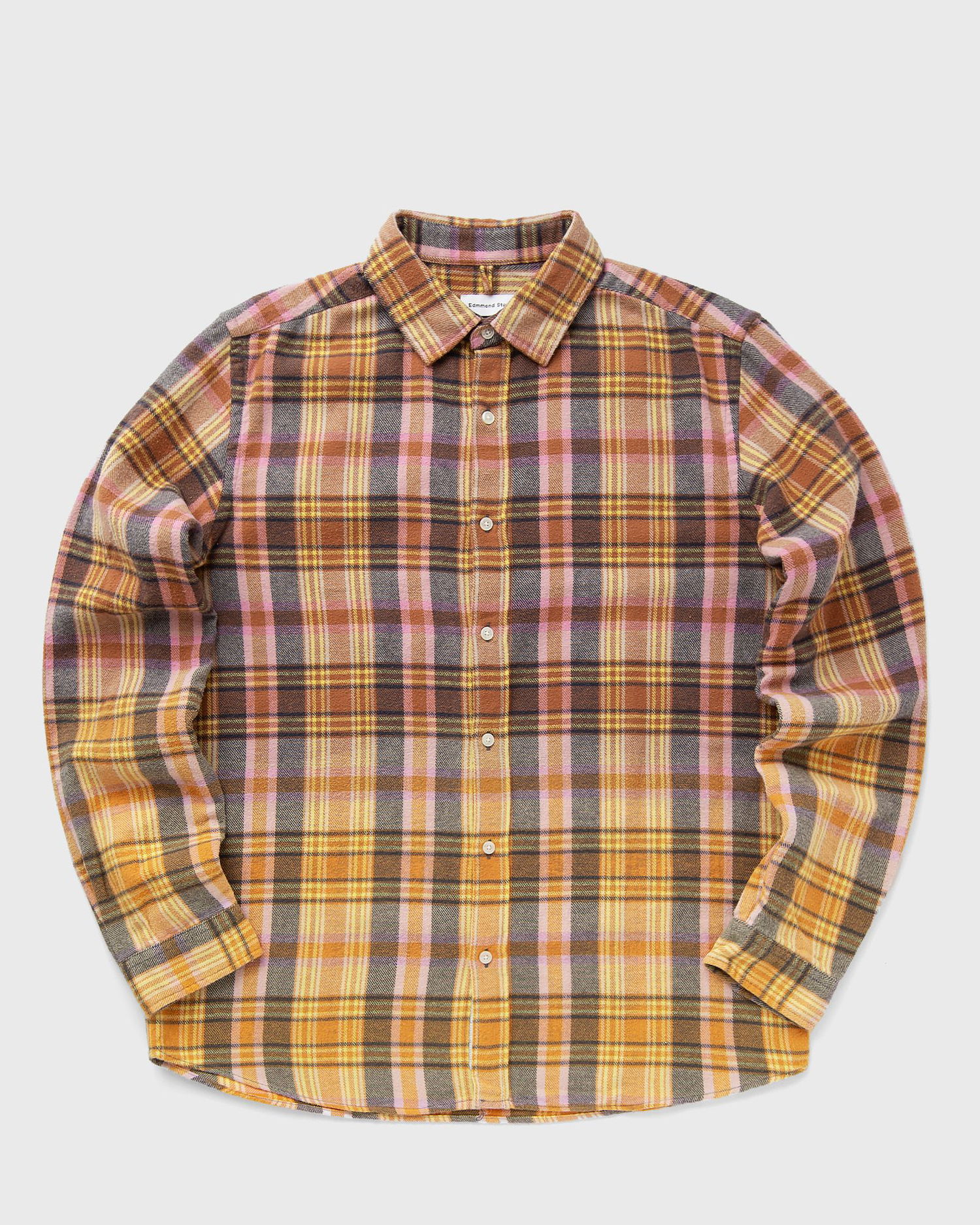 Skjorta Edmmond Studios BLEACHED SHIRT Longsleeves Orange | 324-10-22300, 0