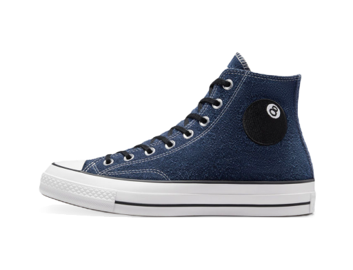 Sneakers och skor Converse Stüssy 8-Ball x Chuck 70 High "Sargasso Sea" Mörkblå | A03711C