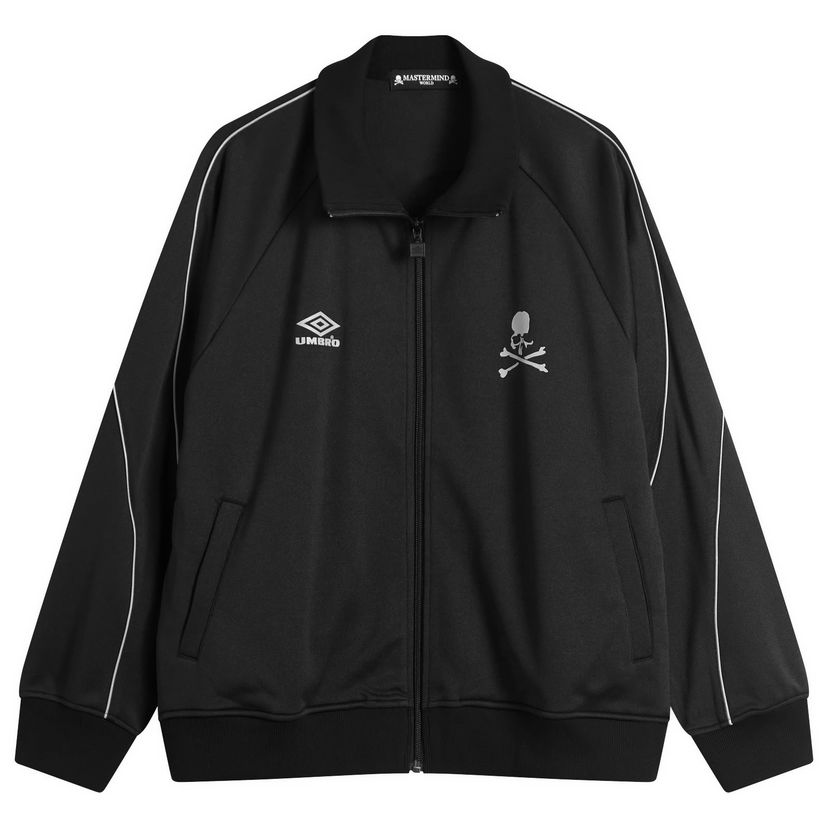 Jacka Mastermind WORLD MASTERMIND WORLD x Umbro Track Jacket, Size Large Svart | MW25C14-BL105-1