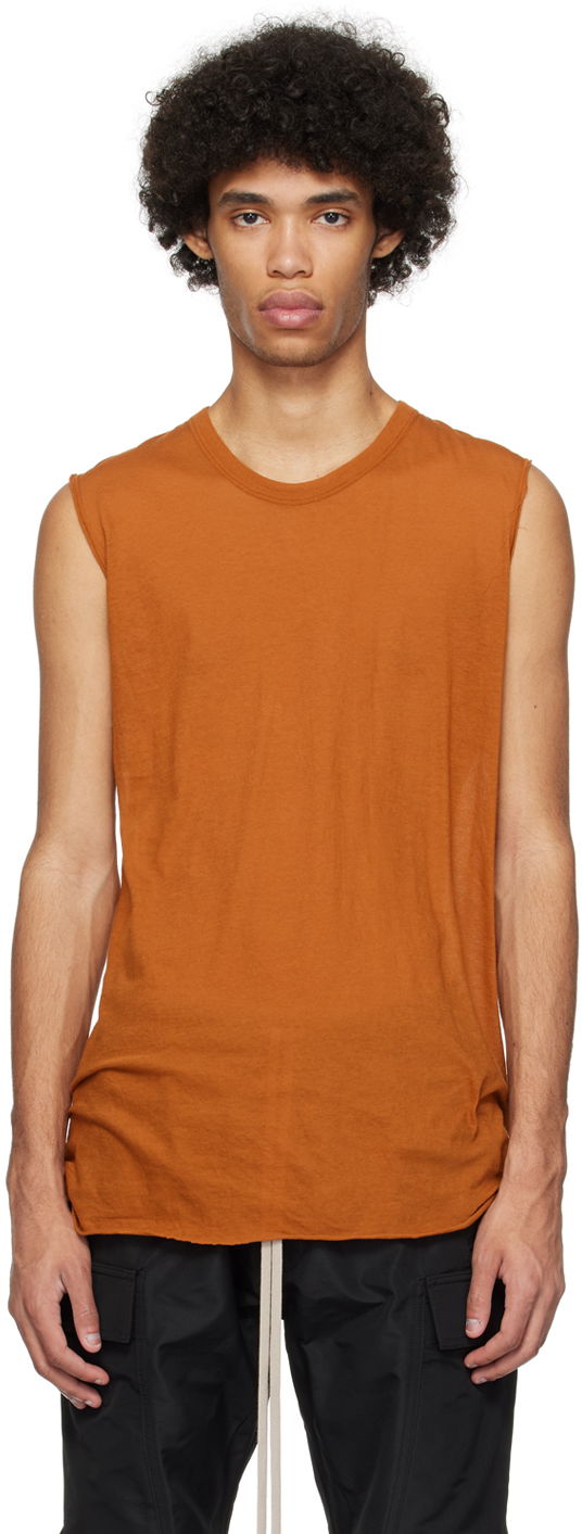 Linne Rick Owens Basic Tank Top Orange | RU01D3151 UC