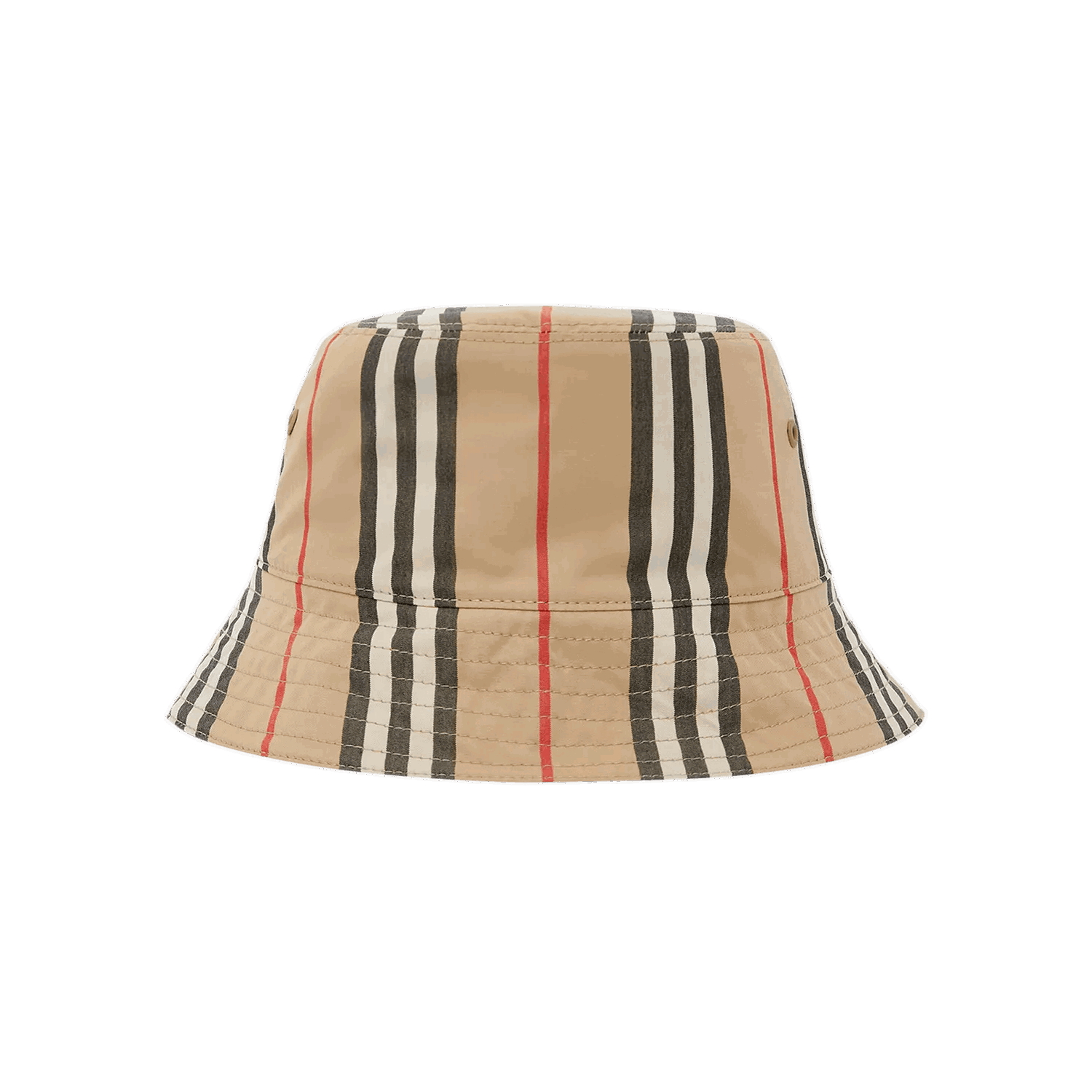 Hatt Burberry Reversible Icon Stripe Bucket Hat Beige | 8039355, 0
