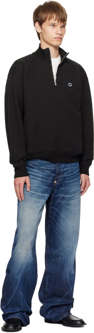 Jeans KENZO Kenzo Paris Turn Up Wide Fit Jeans Blå | FF65DP4216I7, 3