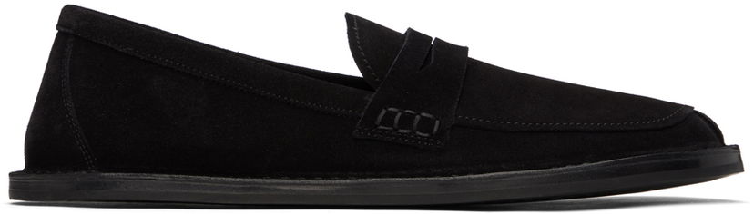 Sneakers och skor The Row The Row Cary Suede Loafers Svart | F2046-L25